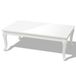 VidaXL Table basse 115x65x42 cm blanc laqué