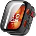 Strap-it hard case hoesje met glasplaat geschikt voor Huawei Watch Fit 5 Pro (zwart)