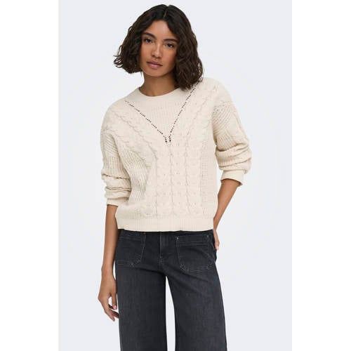 ONLY gebreide trui - beige