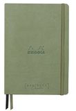 RHODIA 194446C - Hardcover Notitieboek Bullet Journal Goalbook Creation Celadon - A5 14,8 x 21 cm - Dot Stippen - 160 pagina's Clairefontaine Maya Zwart Papier 120 g/m² - 2 Leeslinten - Omslag in Imitatieleer