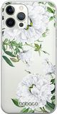 ERT GROUP mobiel telefoonhoesje voor Iphone 12/12 PRO origineel en officieel erkend Babaco patroon Flowers 047 optimaal aangepast aan de vorm van de mobiele telefoon, gedeeltelijk bedrukt