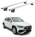 Mercedes GLA H247, modeljaren 2020-2026, aluminium, gris, met ABE-certificering dakdragers
