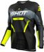 SHOT RACE GEAR Draw Struck Pull Manches Longues Noir 4-5 Ans Enfants