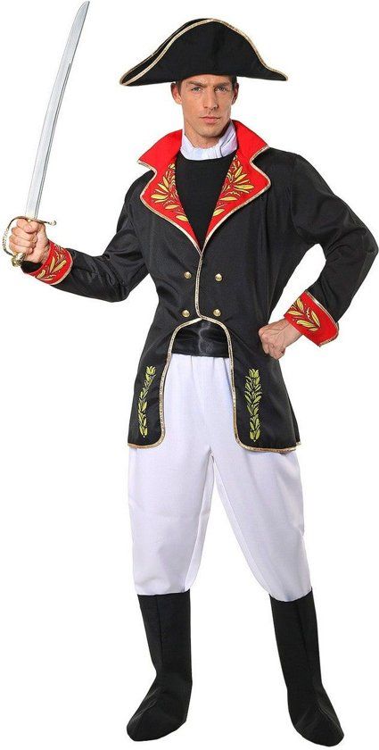 Widmann Middeleeuwse & Renaissance Strijders Kostuum Napoleon Van Elba Man XL Carnaval kostuum Verkleedkleding
