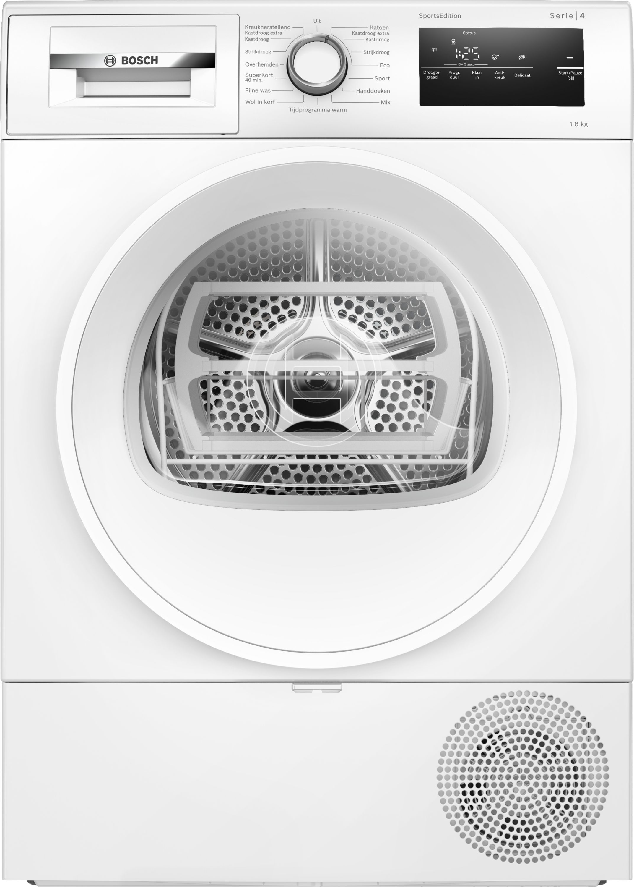 Bosch Serie 4 WTH8520MNL Warmtepompdroger - 8 kg - A++ - Wit