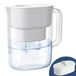 Waterdrop PT-07W Lucid Waterfilterkan, 3,5L, NSF-gecertificeerd, 3 Maanden | 3X Langere Filterlevensduur, Verbetert Koffie- en Theesmaak, Vermindert PFOA/PFOS, Chloor en Meer, BPA-vrij, Wit