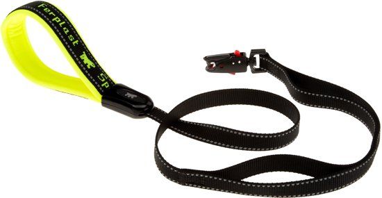 Ferplast Hondenriem Nylon Sport Dog Matic G25/120 Geel