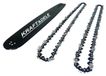 KRAFT&DELE Rail de guidage 15"/38cm + 2 chaînes KD10151