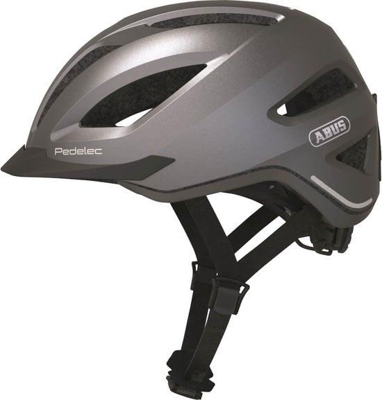 ABUS Pedelec 1.1 Fietshelm - Maat L (56-62 cm) - titan