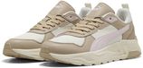 PUMA Trinity 2 LT Lage sneakers Unisex Volwassenen Warm White-Powder Pink-Birch Textiel Rubber Veters