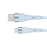 Kruger&Matz USB-kabel - Micro USB 1 m Silicone Blauw KM1270-1BL