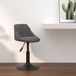 Maison Exclusive - Tabouret de bar en velours gris foncé
