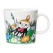 Moomin Arabia Mug Moomin Little My in the meadow Blanc-multi