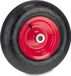 Merkloos Relaxdays kruiwagenwiel 3.50-6, met binnenband, stalen velg, tot 120 kg, luchtband met ventiel