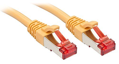 LINDY 47766 RJ45 Netwerkkabel, patchkabel CAT 6 S/FTP 5.00 m Geel