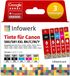 Infowerk Cartouches d'encre pour Canon 580/581 XXL, multipack (BK/BK/C/M/Y), 3 pièces