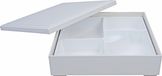 Tokyo Design Studio Lacquerware Bento Box - White - 25.5 x 25.5cm