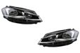 Netparts24 Johns Koplampen links en rechts, geschikt voor VW Golf VII 5G1, bouwjaar 01/17 en later, met geïntegreerde knipperlichten (TFL) LED.