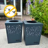 Home Defense Muggenvanger Buiten – Premium Muggenval tegen (Tijger)muggen – Alternatief voor Muggenlamp of Muggenstekker – Zonder Stroom – Set van 2
