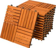 Casaria Vlondertegel – 11 Stuks 1m² – Acacia – 30x30cm – Mozaïek