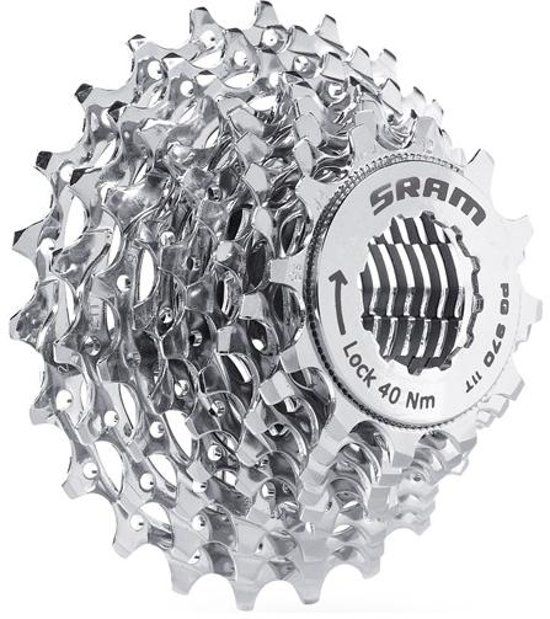 SRAM PG-970 Powerglide II Cassette 9-speed, zilver