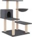 vidaXL Kattenmeubel met sisal krabpalen 82,5 cm donkergrijs