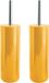 MSV Porto Toiletborstel - 2x - borstel in houder - plastique - safran jaune - 38 cm