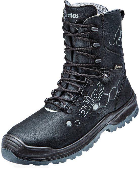 Atlas Veiligheidsschoenen 15100 Atlas XT 1000 GTX S7S WR Zwart/Antraciet Maat 46