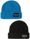 Minoti muts jongens 2-pack - sneldrogend turquoise zwart
