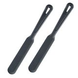 Westmark 2 pannenkoekenspatels, hittebestendig tot 270 °C, PPA, lengte: elk 33 cm, Gentle Plus, zwart, 286622E5