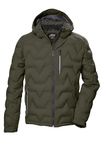 killtec heren Gewatteerd jack met capuchon/jack is waterafstotend KOW 60 MN QLTD JCKT, dunkeloliv, XXL, 41834-000