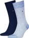 Tommy Hilfiger Chaussettes classiques pour homme 2-Pack - Bleu clair - 39-42