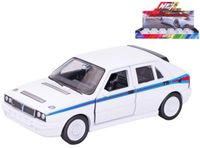 Welly Lancia Delta HF Martini die cast pull back motor 12cm speelgoed auto