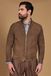 D'Arienzo Blouson cuir daim taupe cuir velours fermeture éclair, Taille 44/XS, Couleur Taupe