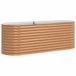 VidaXL Verhoogd bed Bruin Staal 240 x 80 x 81 cm