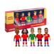 MINIX Voetbalsterren - wereldkampioenschap - pak - Spanje - 5 figuren - verzamelfiguur 7 cm (Fermín, Williams, Merino, Cucurella, Simon)