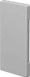 Tehalit Hager Eindstuk zaagsnede verhullend voor BR/H/N/A 68x130mm bovenstuk 80mm halogeenvrij in lichtgrijs - BR6513067035