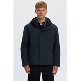 Selected parka - donkerblauw