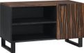 vidaXL TV-meubel 80 x 33 x 46 cm Walnotenhout Bewerkt Hout