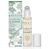 Helan Pur Musc Damesparfum, geconcentreerde roll-on olie zonder alcohol, langdurige eau de parfum met vitamine C, E en olijfolie, reisgeuren en cadeau-ideeën, gemaakt in Italië, 10 ml
