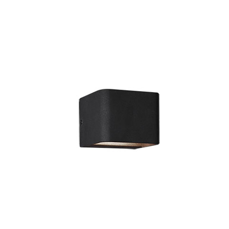 Trio Wandlamp Melvin Zwart 223910132