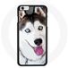 Maniacase Hoesje voor Iphone 5/5S - SE Husky Hond blauwe ogen
