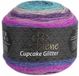 Wollbiene Cupcake Glitter - Verloopgaren - 150 gram - 540 meter - Breigaren - Haakgaren - Glitter - 3030