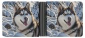 Icecat Portefeuille mince pour hommes avec motif Huskies