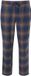 JP 1880 - Heren - Pyjamabroek thuispak flanel geruit - Hazelnoot - Maat L