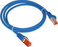 ALANTEC S/FTP patchkabel, Cat.6A, LSOH, 2.0 meter, blauw, hoogwaardig, 10 Gbit/s