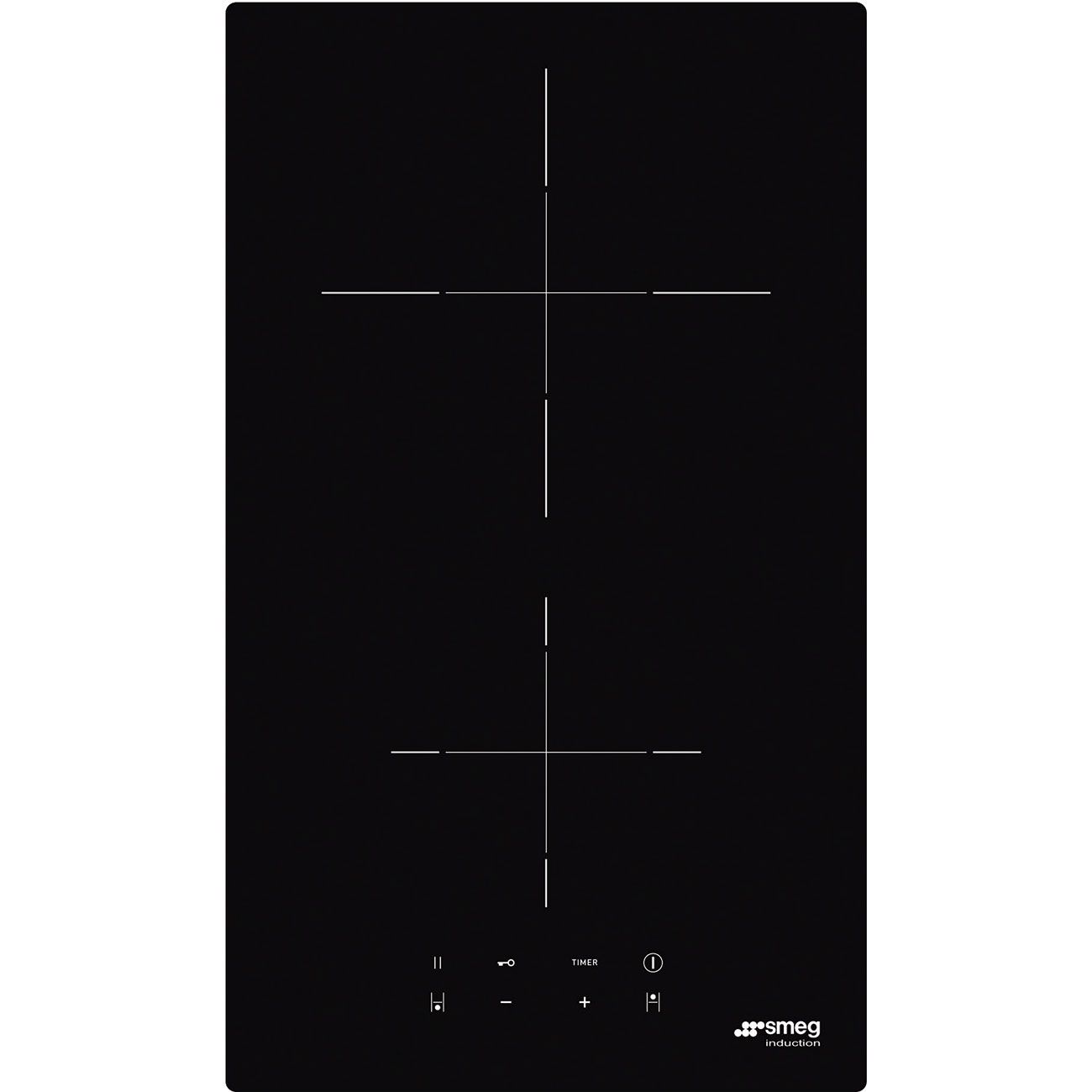 Smeg SI2321D - Inductiekookplaat - 30 cm - Zwart