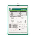Tarifold 154505 document houder Polyvinyl chloride (PVC) Groen