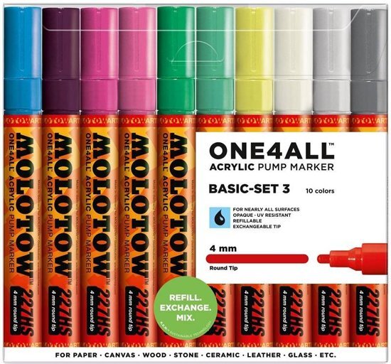 Molotow Markerset 227HS 12dlg basic 3