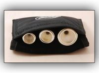 Mondstuktas voor trompetten, stabiele opbergtas voor maximaal 3 mondstukken voor blikblaasinstrumenten
